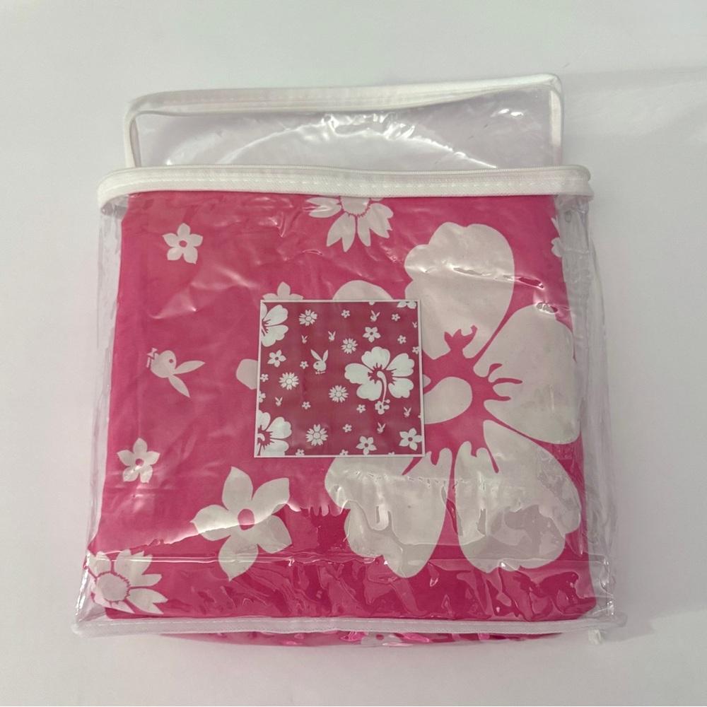 Playboy y2k floral bed sheet